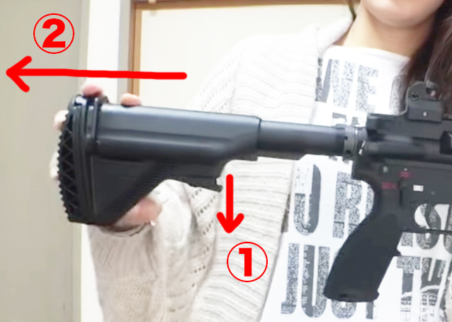 VFC/Umarex HK416D テレスコピックストック